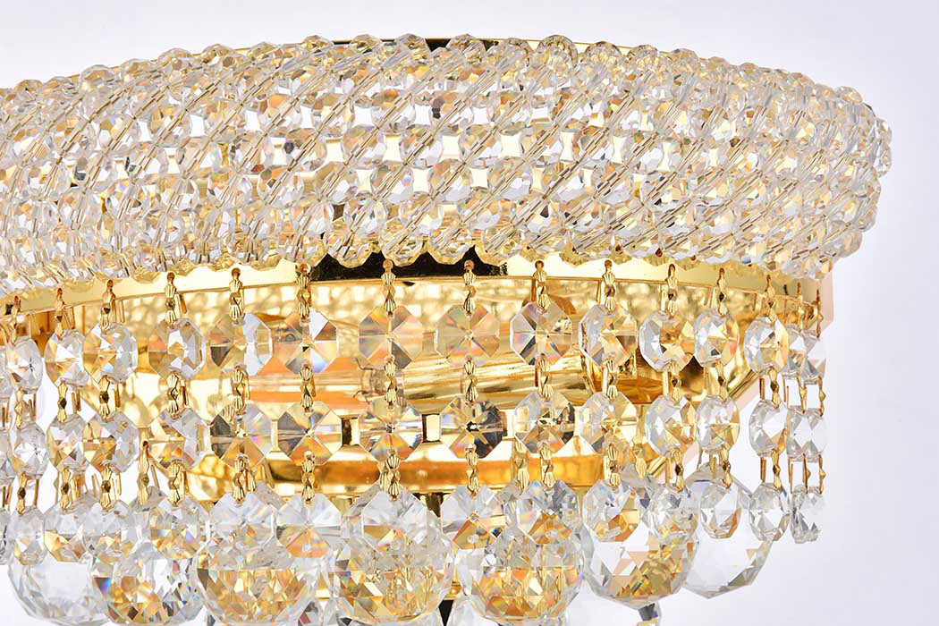 Elegant Wall Sconce - Gold, H 6" (V1802W12G-RC)