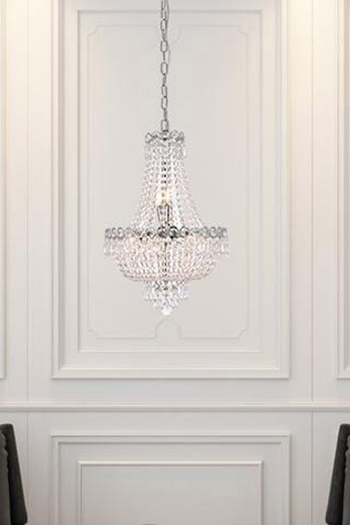 Elegant Pendant Light - Chrome, L 16" (V1900D16C-RC)
