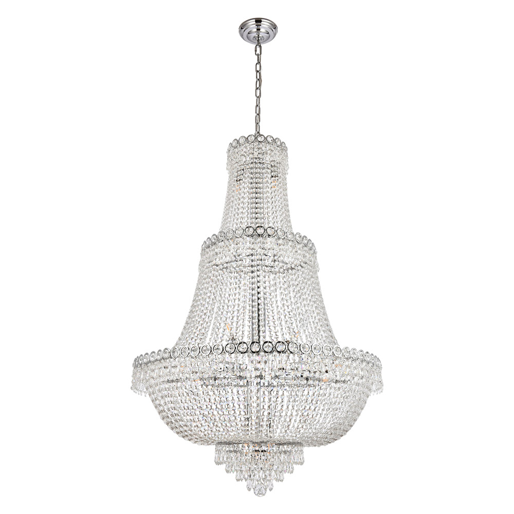 Elegant Chandelier - Chrome (V1900G30C-RC)