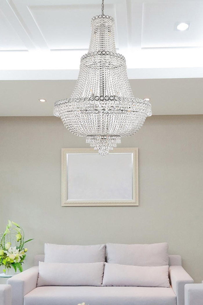Elegant Chandelier - Chrome (V1900G30C-RC)