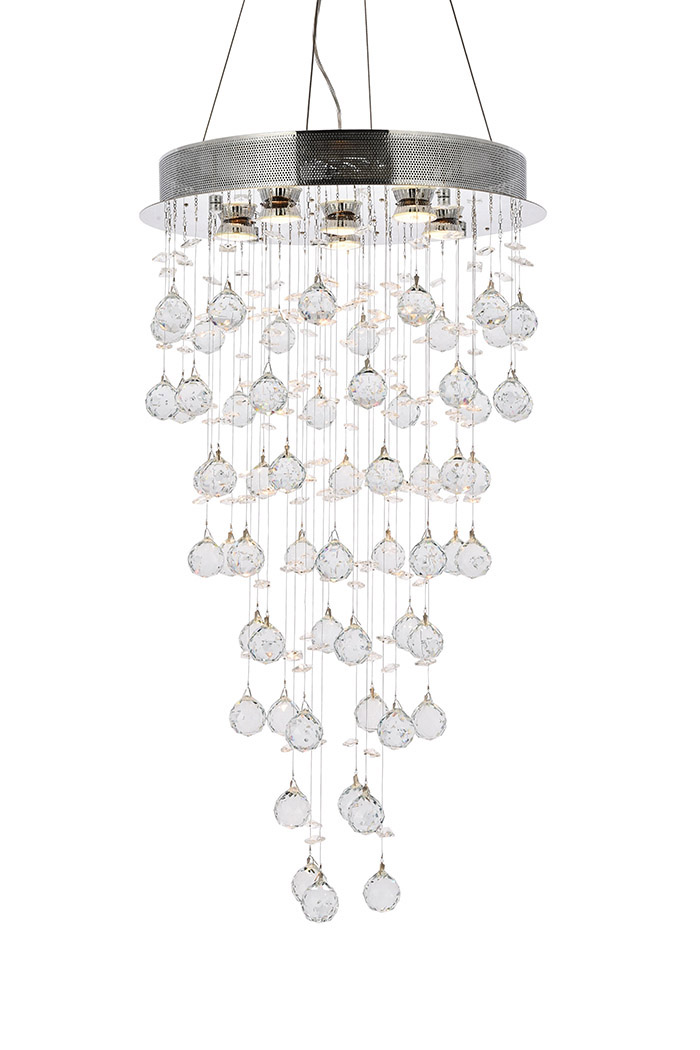 Elegant Pendant Light - Chrome, L 18" (V2006D18C-RC)