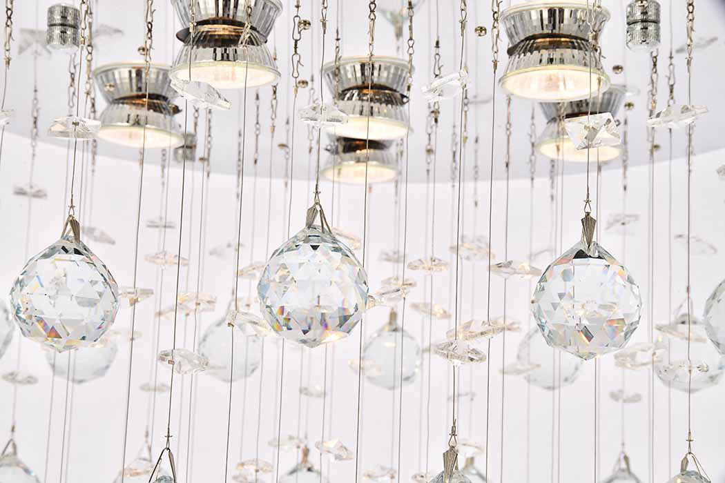 Elegant Pendant Light - Chrome, L 18" (V2006D18C-RC)