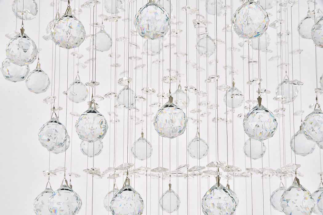 Elegant Chandelier - Chrome, L 28" (V2006G28C-RC)