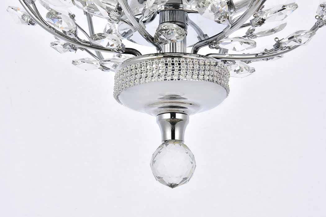 Elegant Chandelier - Chrome, L 21" (V2011D21C-RC)