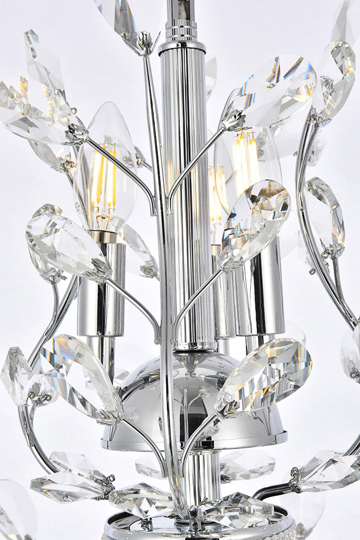 Elegant Chandelier - Chrome, L 21" (V2011D21C-RC)