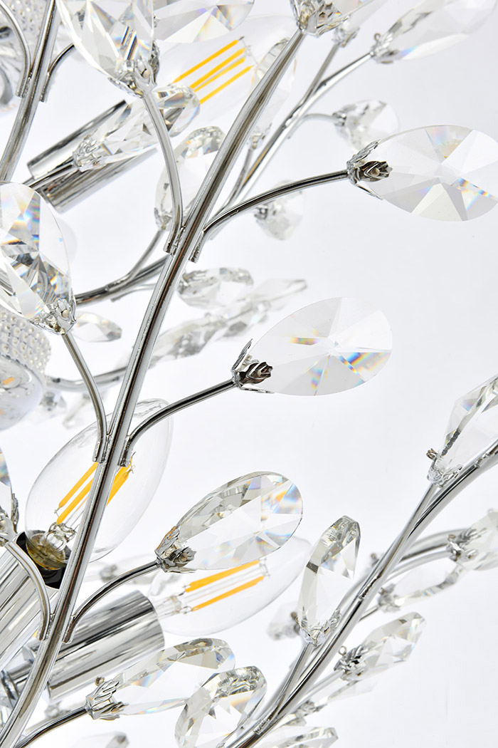 Elegant Chandelier - Chrome, L 27" (V2011D27C-RC)