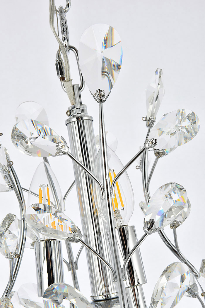 Elegant Chandelier - Chrome, L 27" (V2011D27C-RC)