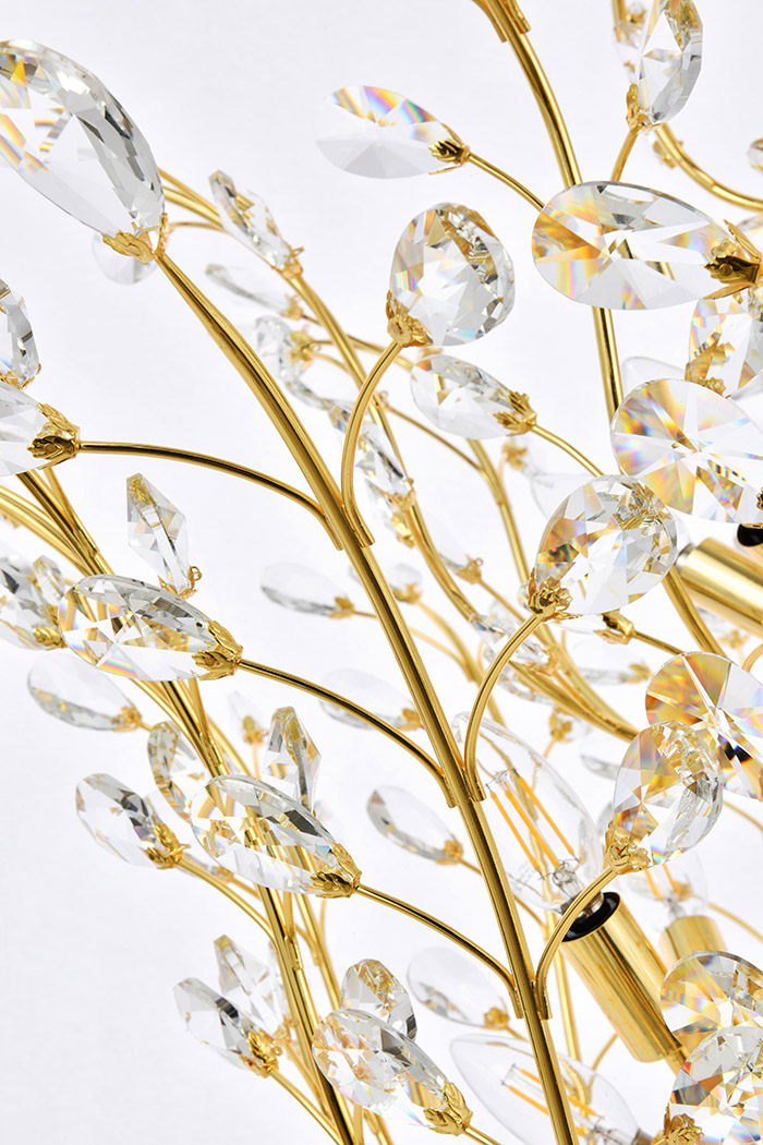 Elegant Chandelier - Gold, L 54" (V2011G54G-RC)