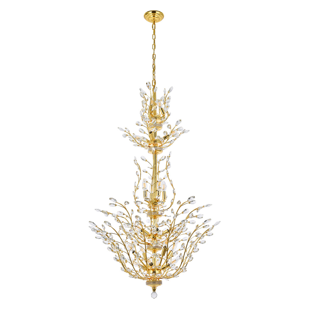Elegant Chandelier - Gold, L 54" (V2011G54G-RC)
