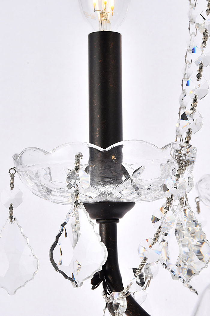 Elegant Chandelier - Dark Bronze (V2015G36DB-RC)