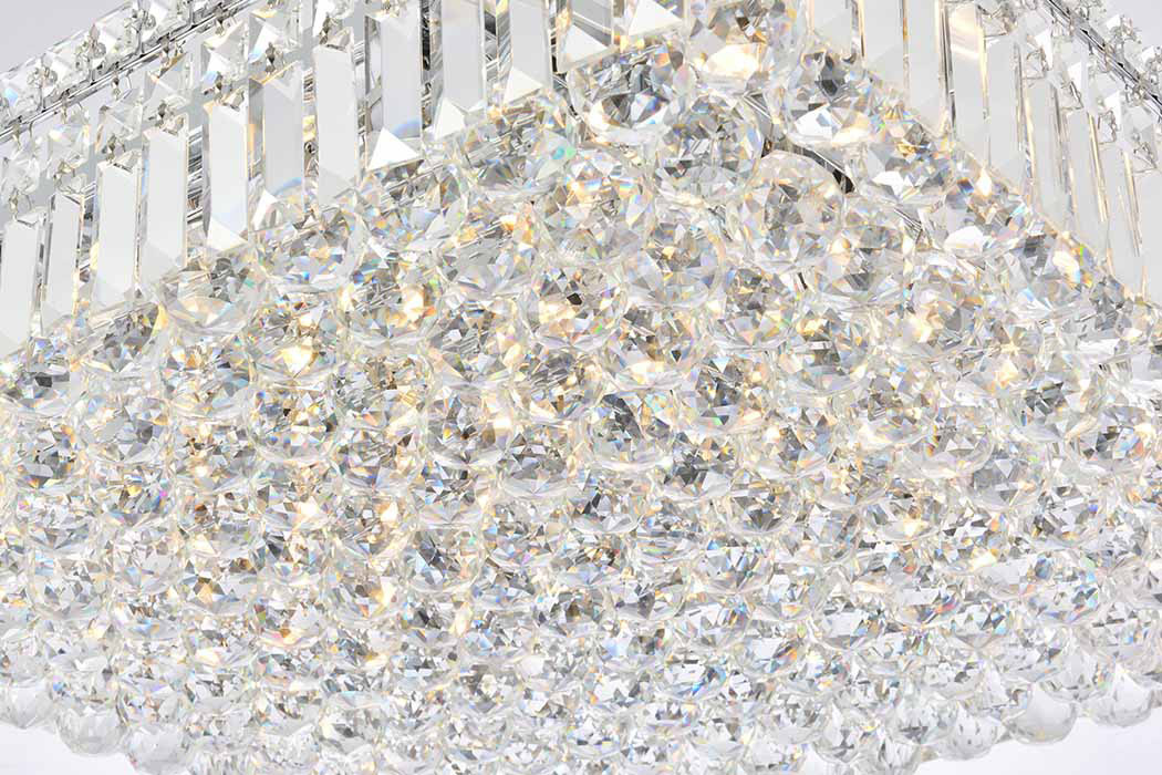 Elegant Flush Mount Light - Chrome, L 24" (V2032F24C-RC)