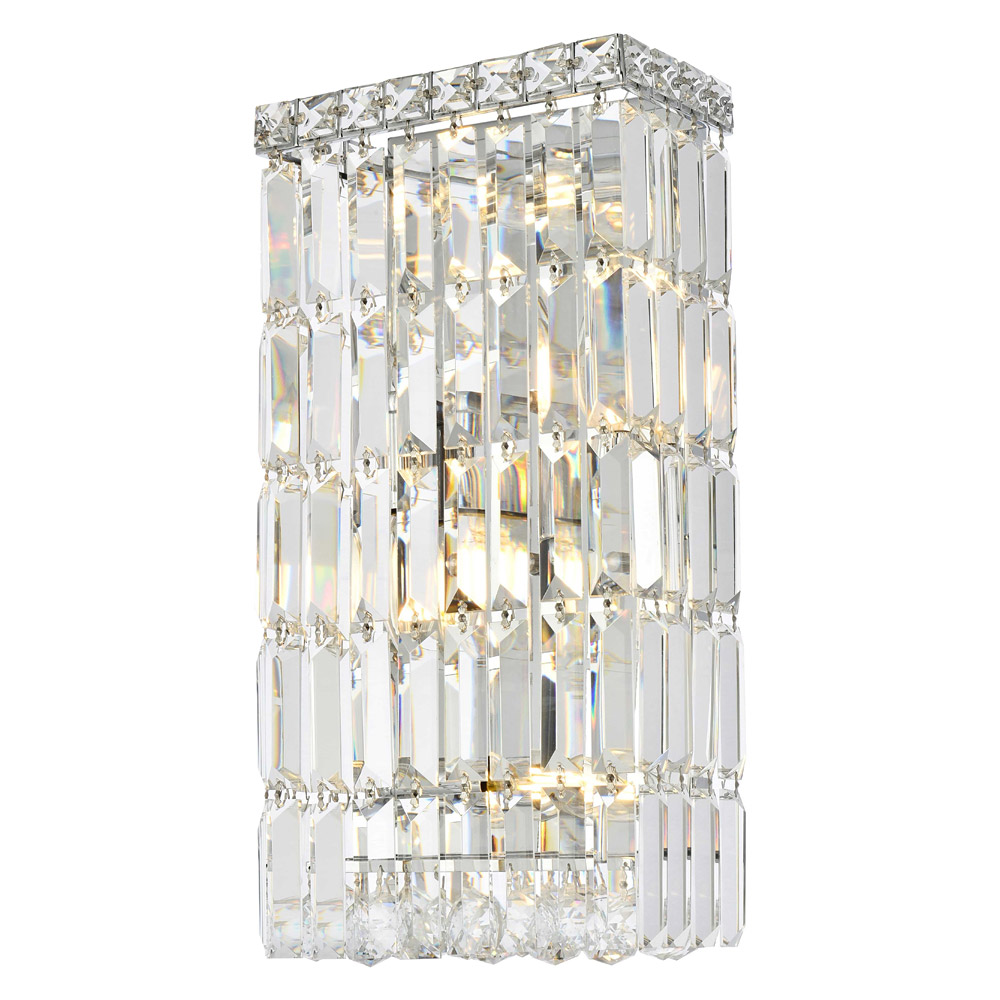 Elegant Wall Sconce - Chrome, L 8" (V2032W8C-RC)