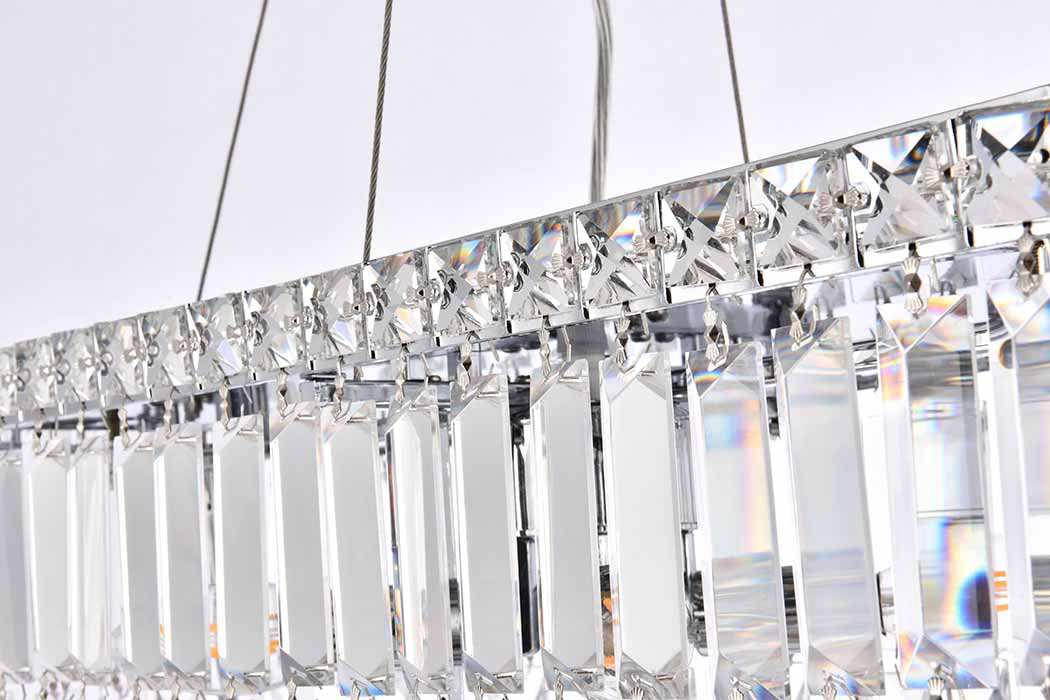 Elegant Chandelier - Chrome, L 10" (V2034D20C-RC)