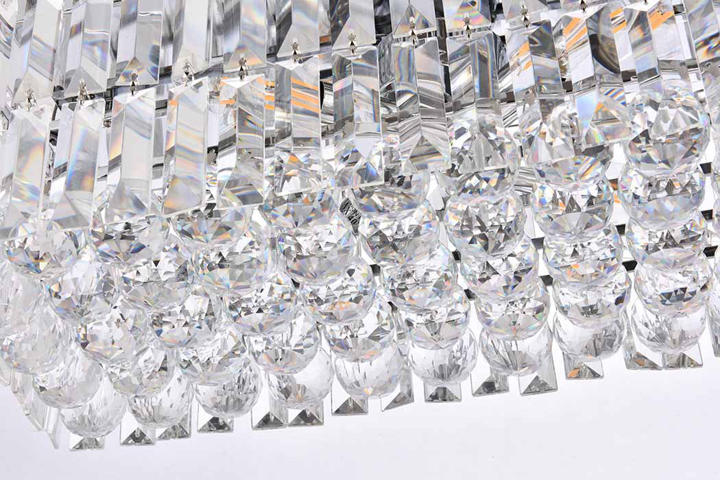 Elegant Chandelier - Chrome, L 10" (V2034D20C-RC)