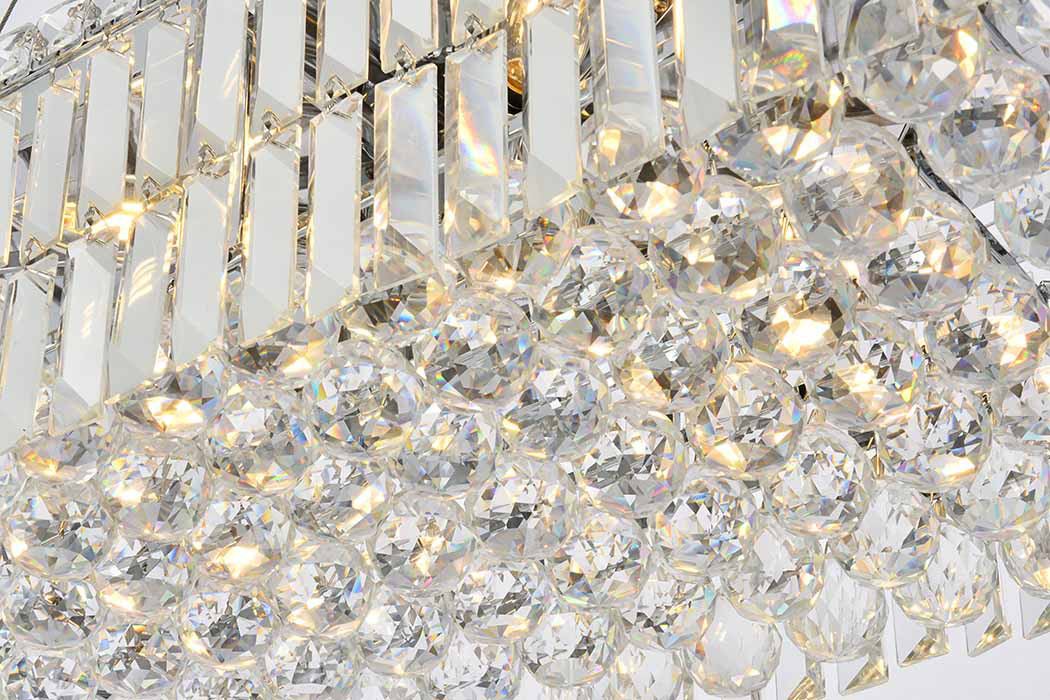 Elegant Chandelier - Chrome, L 12" (V2034D24C-RC)
