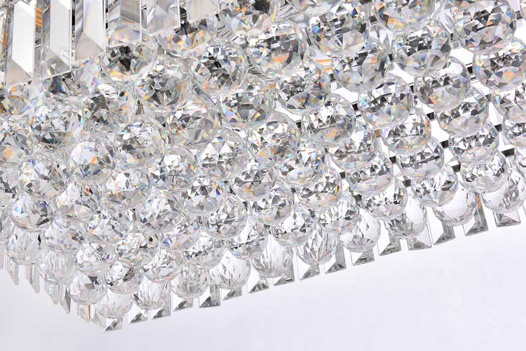Elegant Chandelier - Chrome, L 14" (V2034D28C-RC)