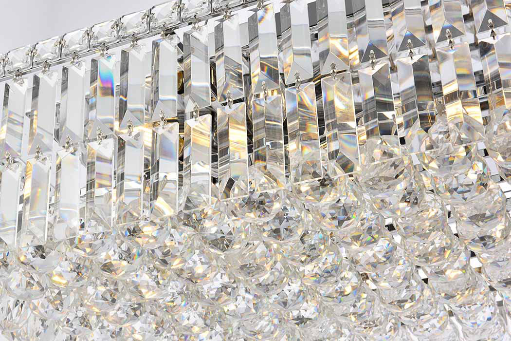 Elegant Chandelier - Chrome, L 16" (V2034D32C-RC)