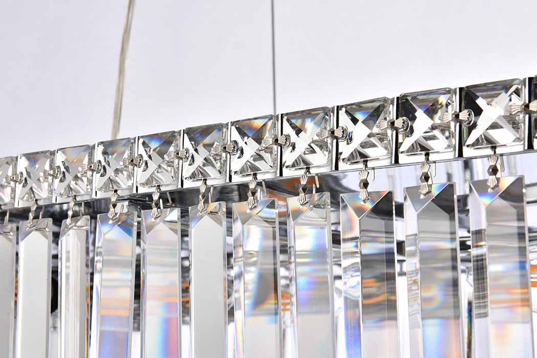 Elegant Chandelier - Chrome, L 18" (V2034D36C-RC)