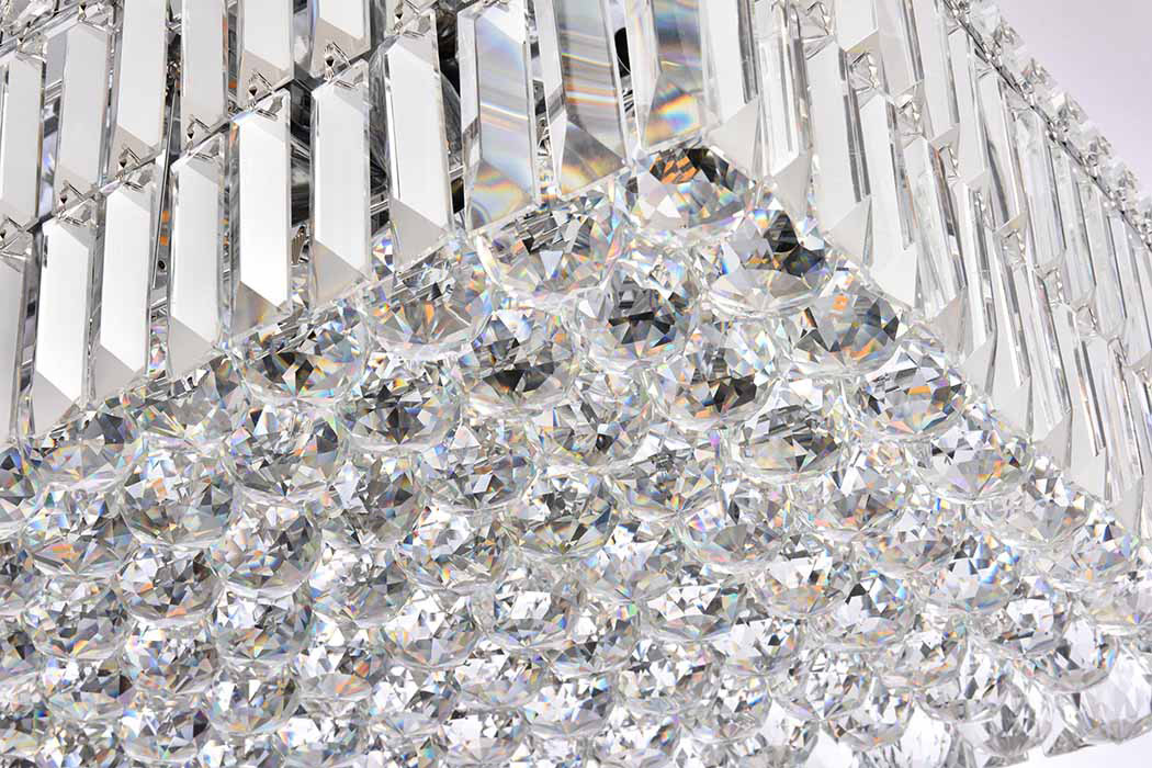 Elegant Chandelier - Chrome, L 18" (V2034D36C-RC)