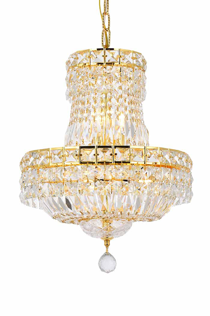 Elegant Pendant Light - Gold, L 14" (V2528D14G-RC)