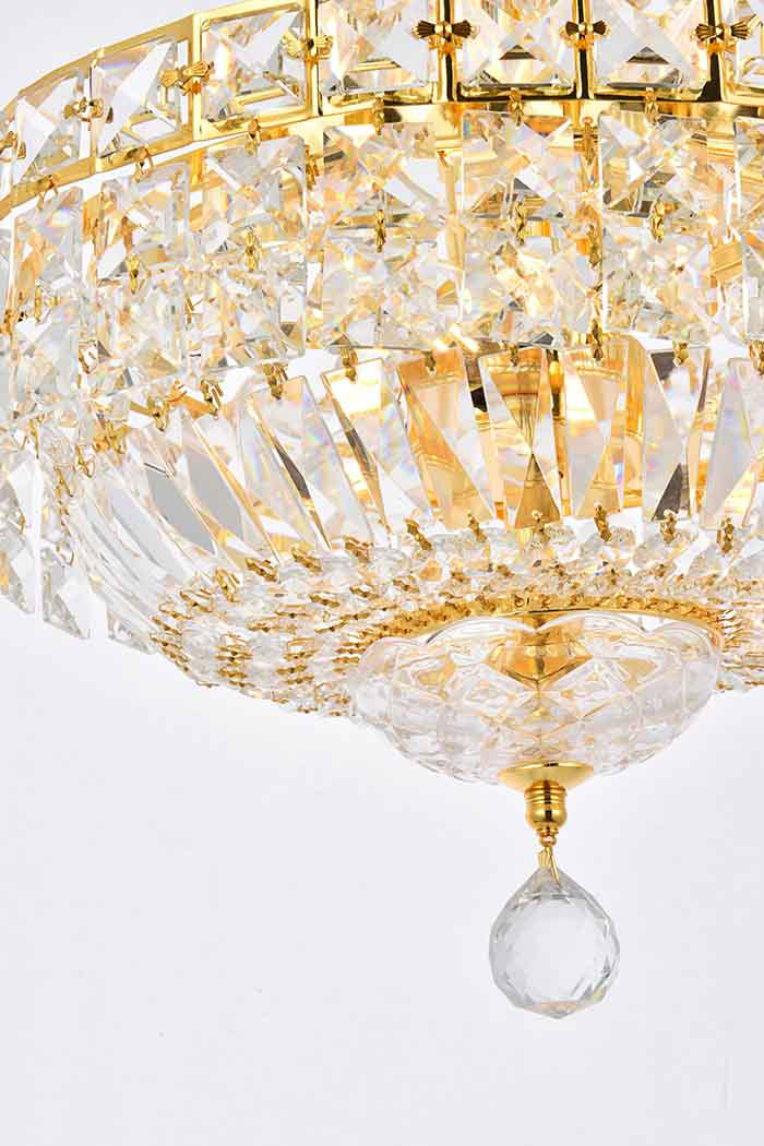 Elegant Pendant Light - Gold, L 14" (V2528D14G-RC)