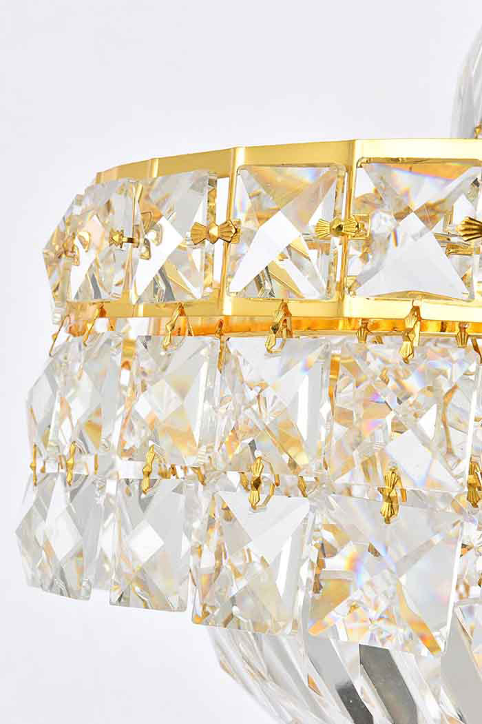 Elegant Pendant Light - Gold, L 14" (V2528D14G-RC)