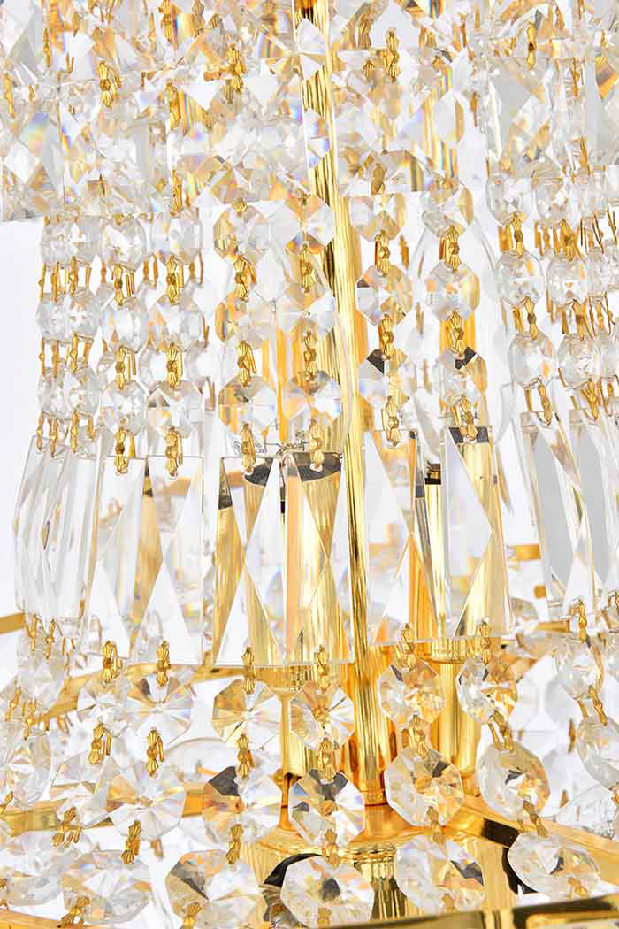 Elegant Pendant Light - Gold, L 14" (V2528D14G-RC)