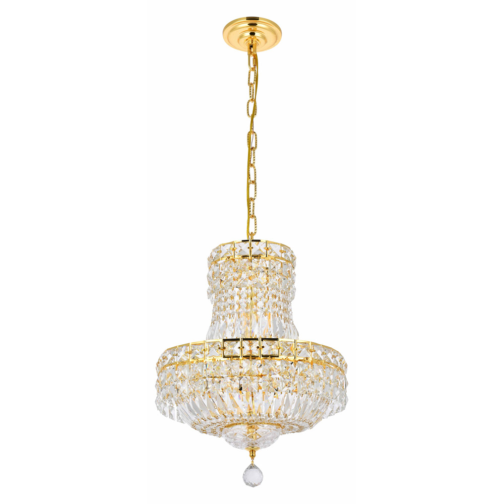 Elegant Pendant Light - Gold, L 14" (V2528D14G-RC)