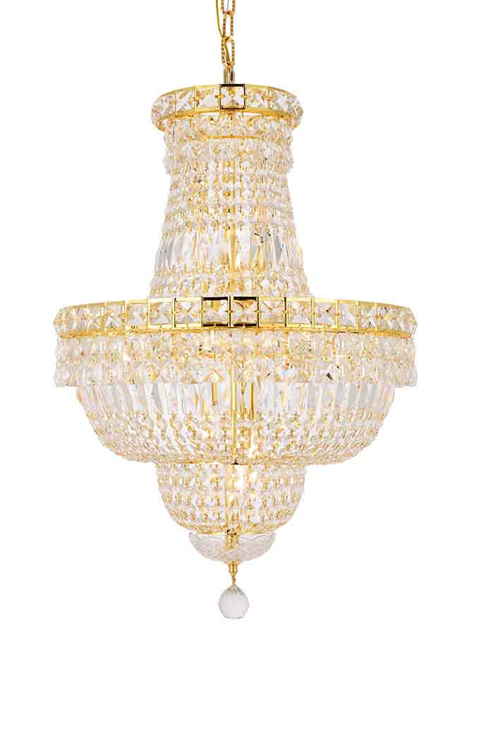 Elegant Pendant Light - Gold, L 18" (V2528D18G-RC)