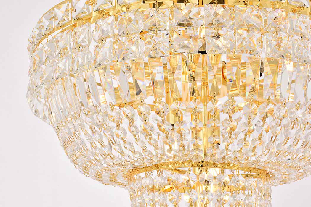 Elegant Pendant Light - Gold, L 18" (V2528D18G-RC)