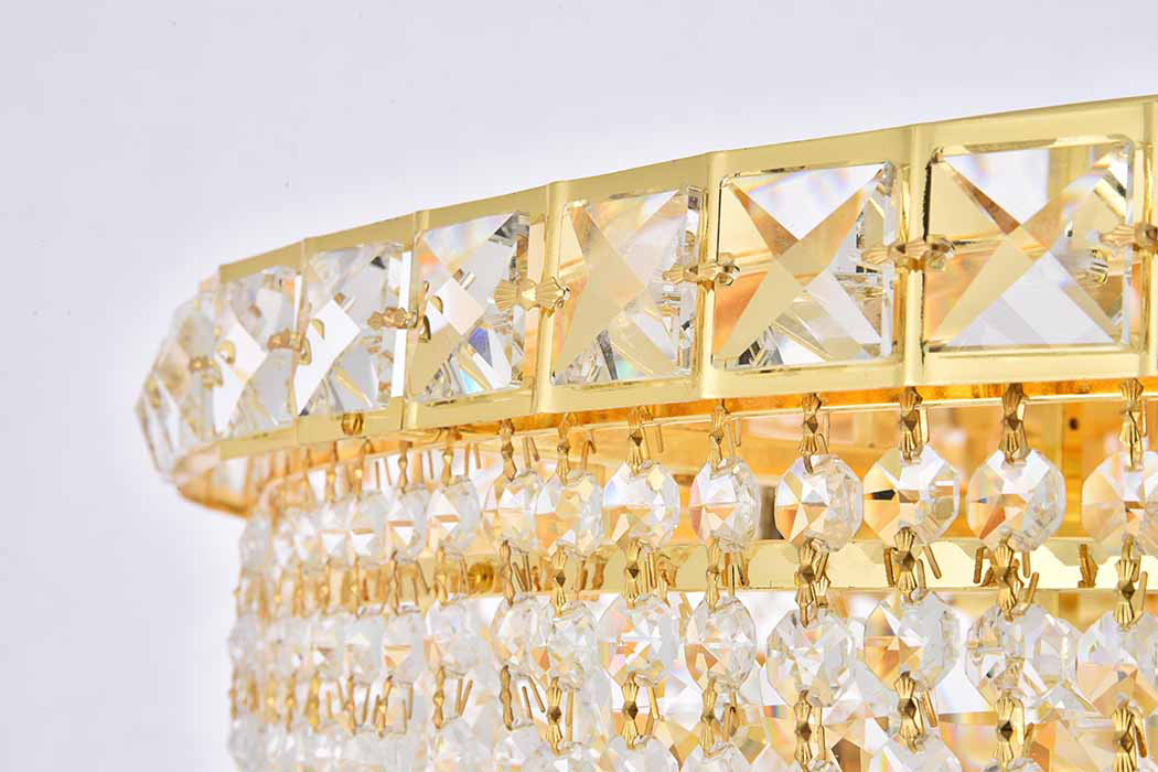 Elegant Flush Mount Light - Gold, L 24" (V2528F24G-RC)