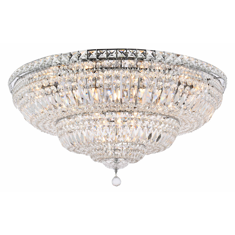Elegant Flush Mount Light - Chrome, L 36" (V2528F36C-RC)