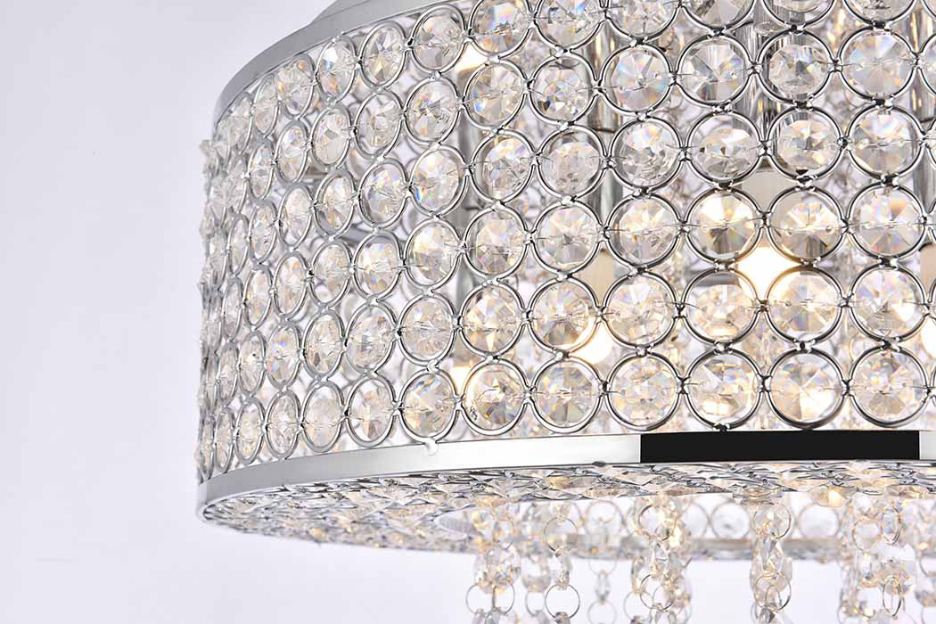 Elegant Pendant Light - Chrome, L 16" (V2914D16C-RC)