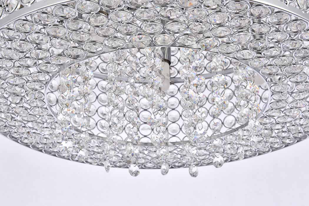 Elegant Pendant Light - Chrome, L 16" (V2914D16C-RC)