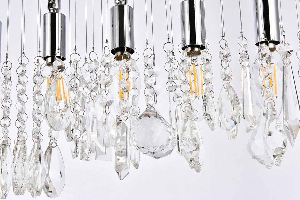 Elegant Chandelier - Chrome, L 40" (V3100D40C-RC)