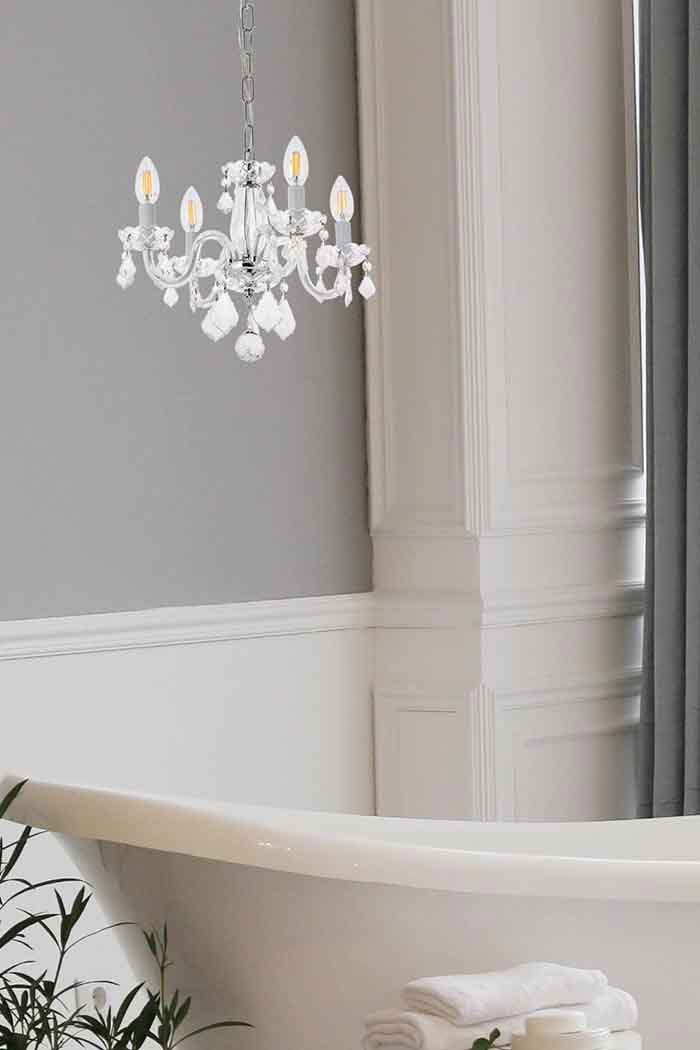 Elegant Pendant Light - Chrome (V7804D15C-RC)