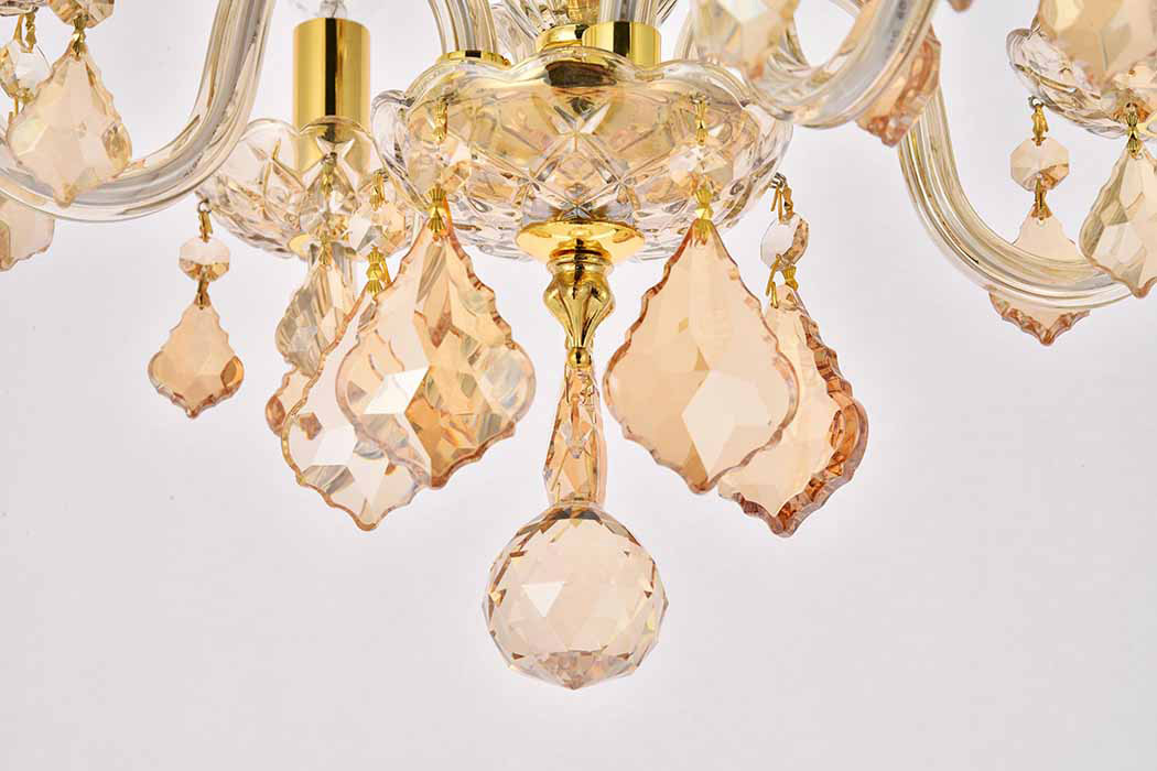 Elegant Pendant Light - Golden Shadow (V7804D15GS-GS-RC)