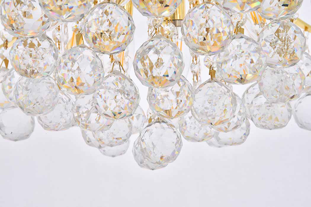 Elegant Pendant Light - Gold, L 19" (V8001D19G-RC)