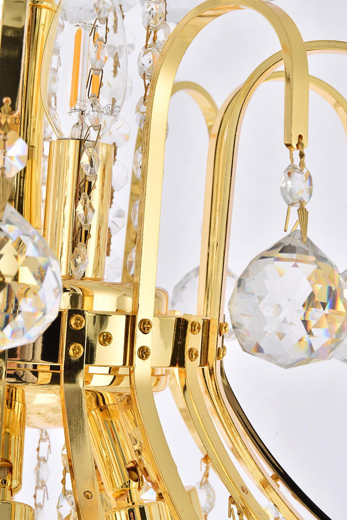 Elegant Pendant Light - Gold, L 19" (V8001D19G-RC)