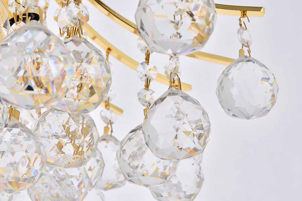 Elegant Pendant Light - Gold, L 19" (V8001D19G-RC)