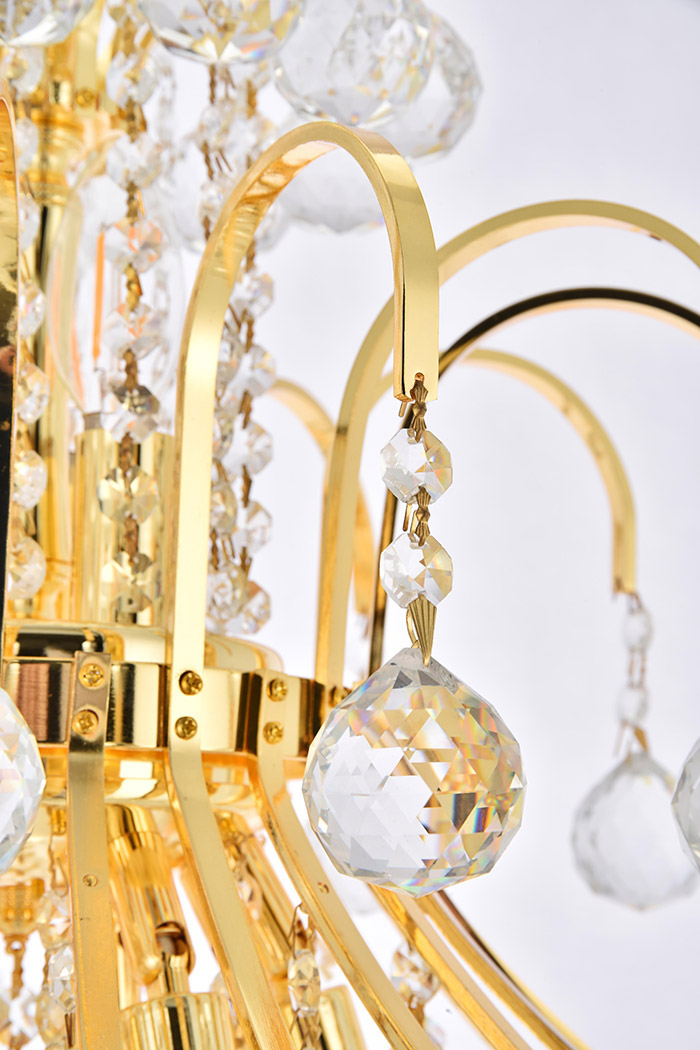 Elegant Pendant Light - Gold, L 25" (V8003D25G-RC)