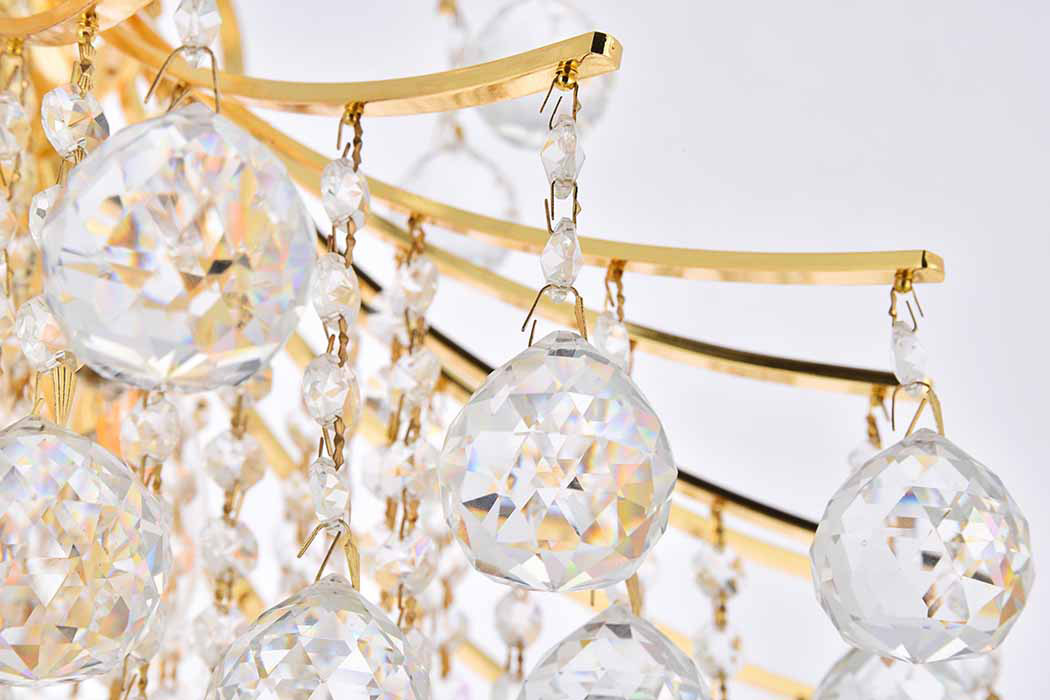 Elegant Pendant Light - Gold, L 25" (V8003D25G-RC)