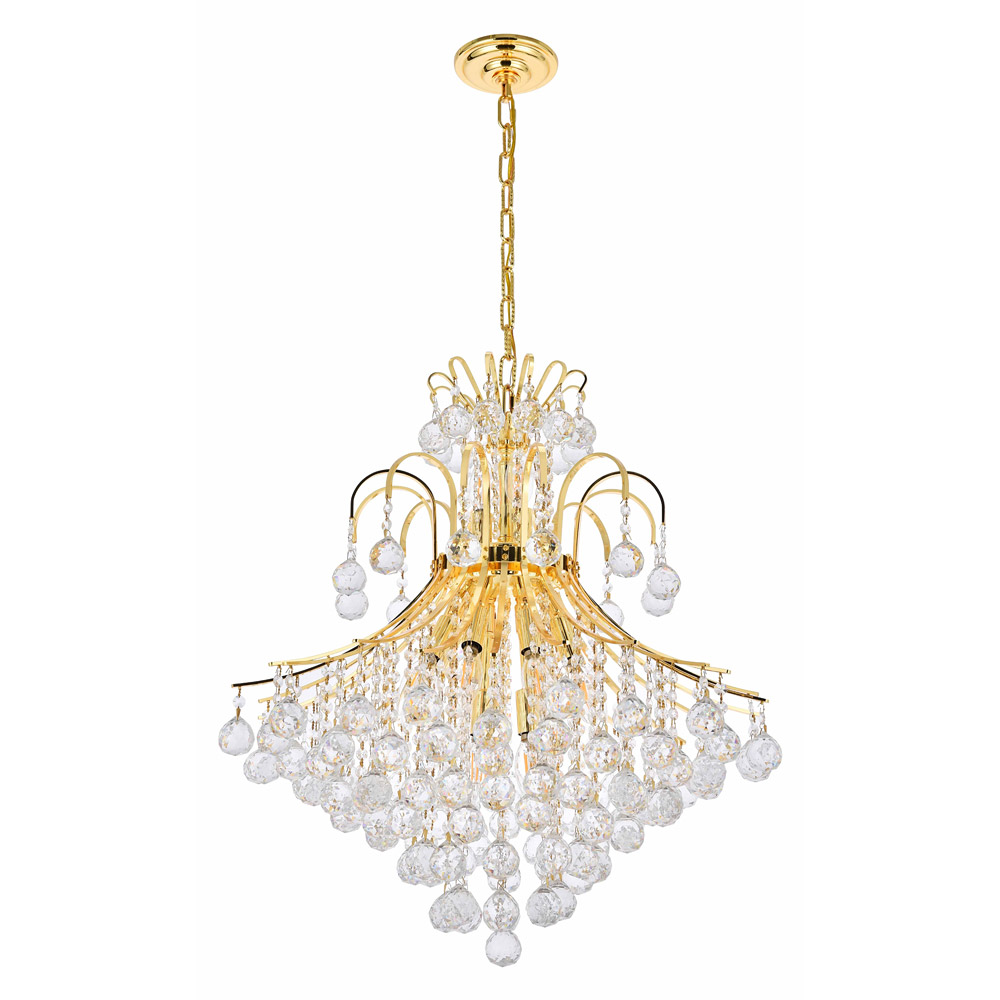 Elegant Pendant Light - Gold, L 25" (V8003D25G-RC)
