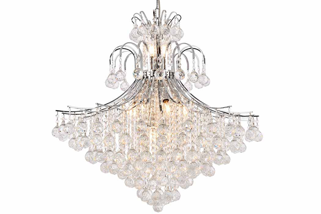 Elegant Pendant Light - Chrome, L 31" (V8005G31C-RC)