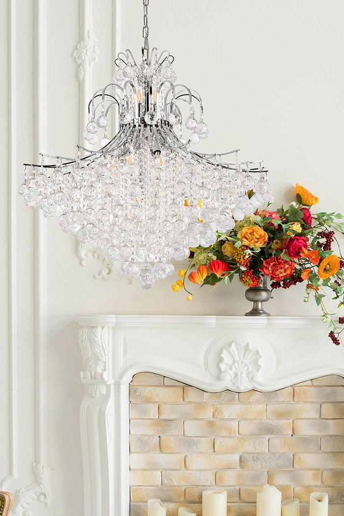 Elegant Pendant Light - Chrome, L 31" (V8005G31C-RC)