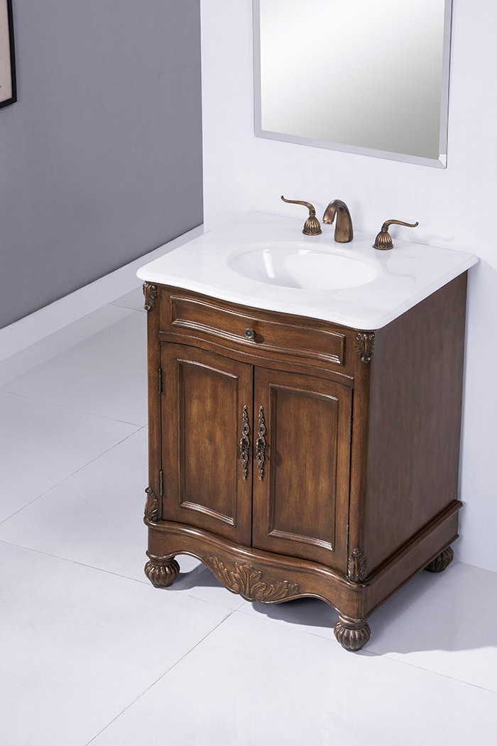 Elegant - 27" Single Bathroom Vanity Set (VF-1033)