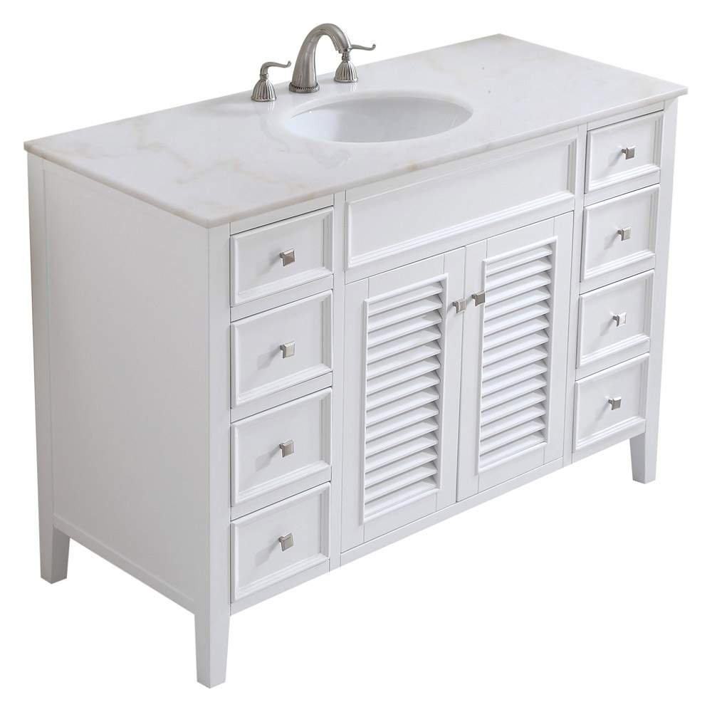 Elegant - Cape Cod 48" Wide Single Bathroom Vanity Set (VF-1041)