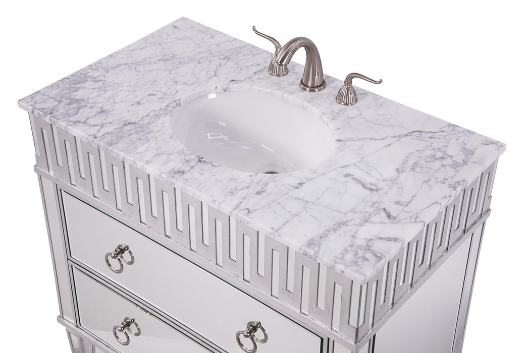 Elegant - Nouveau 36" Wide Vanity Set (VF-1104SM)
