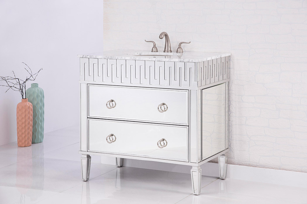 Elegant - Nouveau 36" Wide Vanity Set (VF-1104SM)