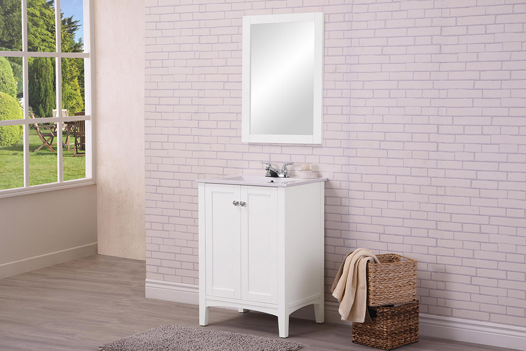 Elegant - Mod Free Standing Single Bathroom Vanity Set
